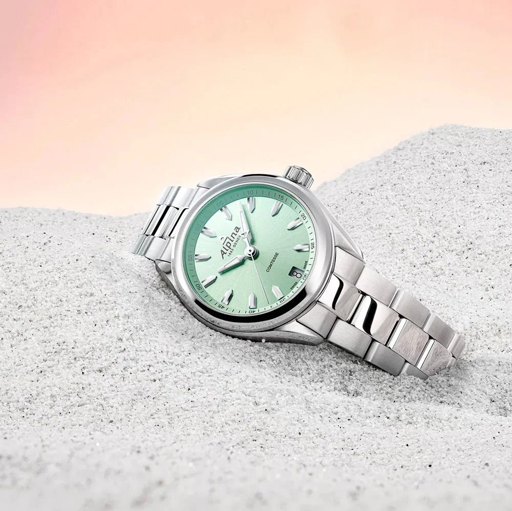 Alpina Alpiner Comtesse 34mm AL-240LGR2C6B - Image 2