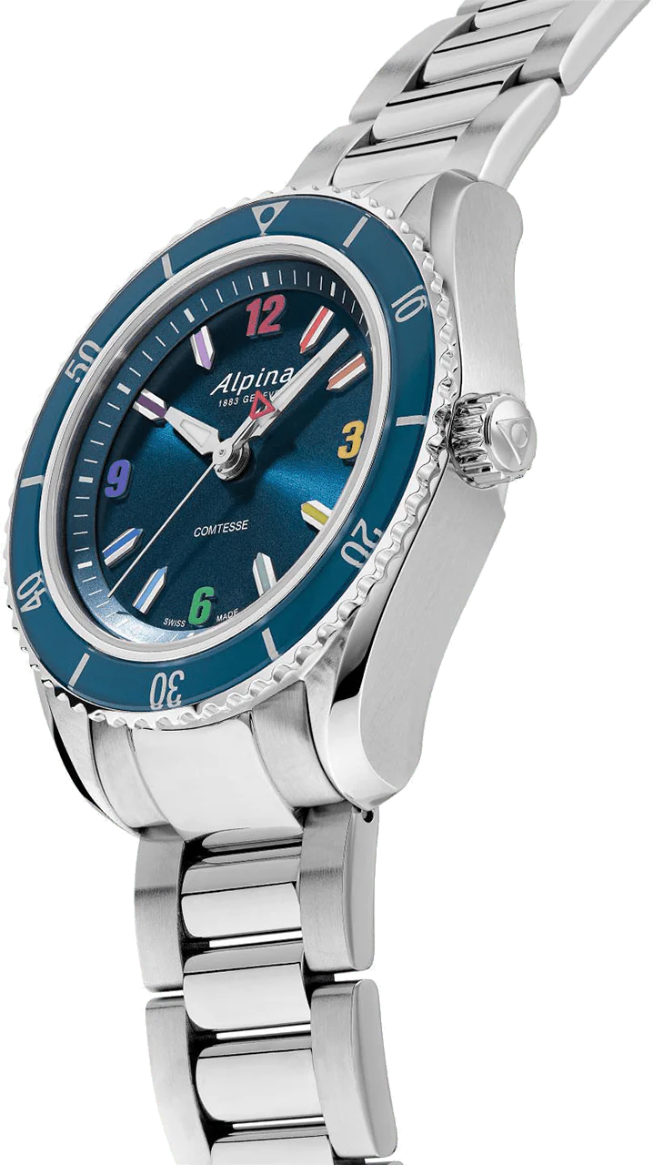 Alpina Comtesse Sport 36.5mm AL-235NRB3C6B - Image 3