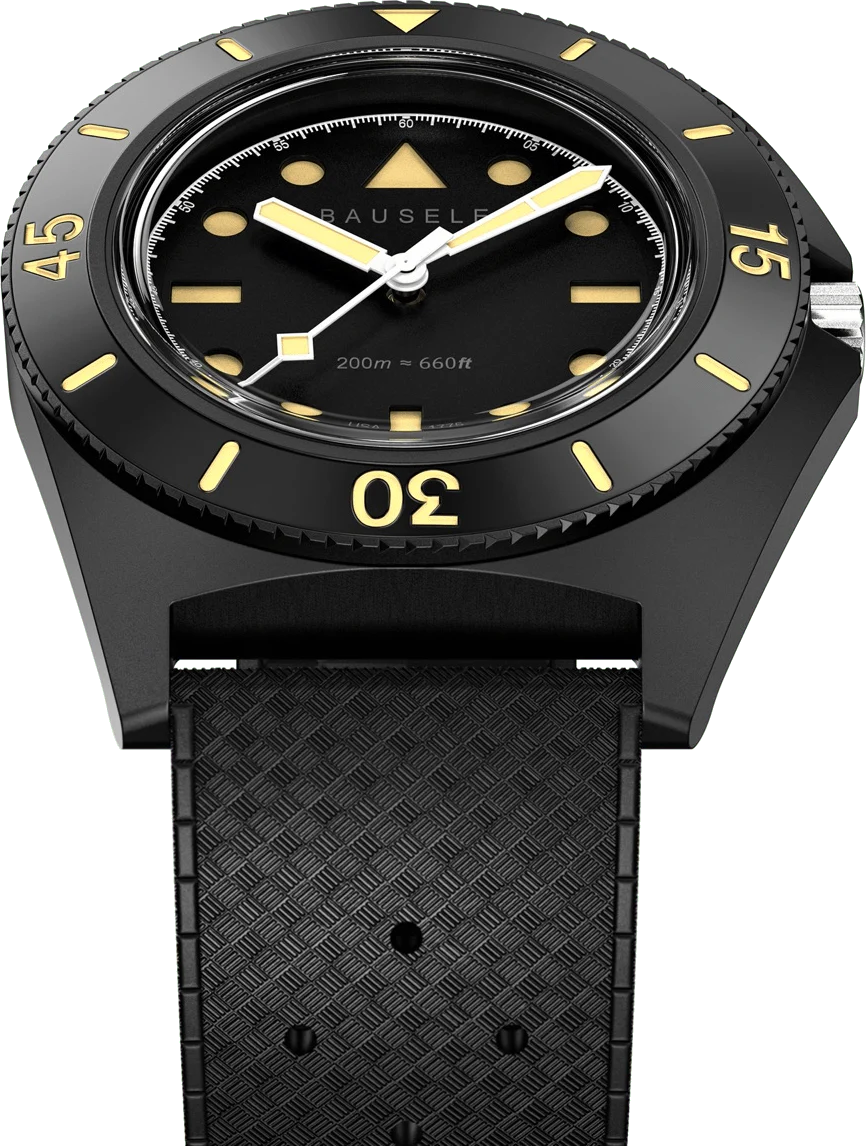 Bausele 39.5mm Sydney Diver Black - Image 4