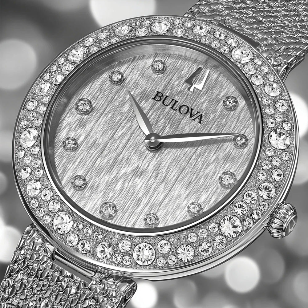 Bulova Classic Champagne Crystal 32mm 96L329 - Image 3