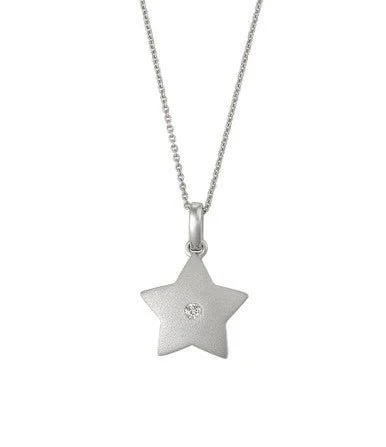 Diamond Star Necklace 0.04ct - Image 3