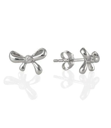 Diamond Stud Earrings 0.04ct - Image 3