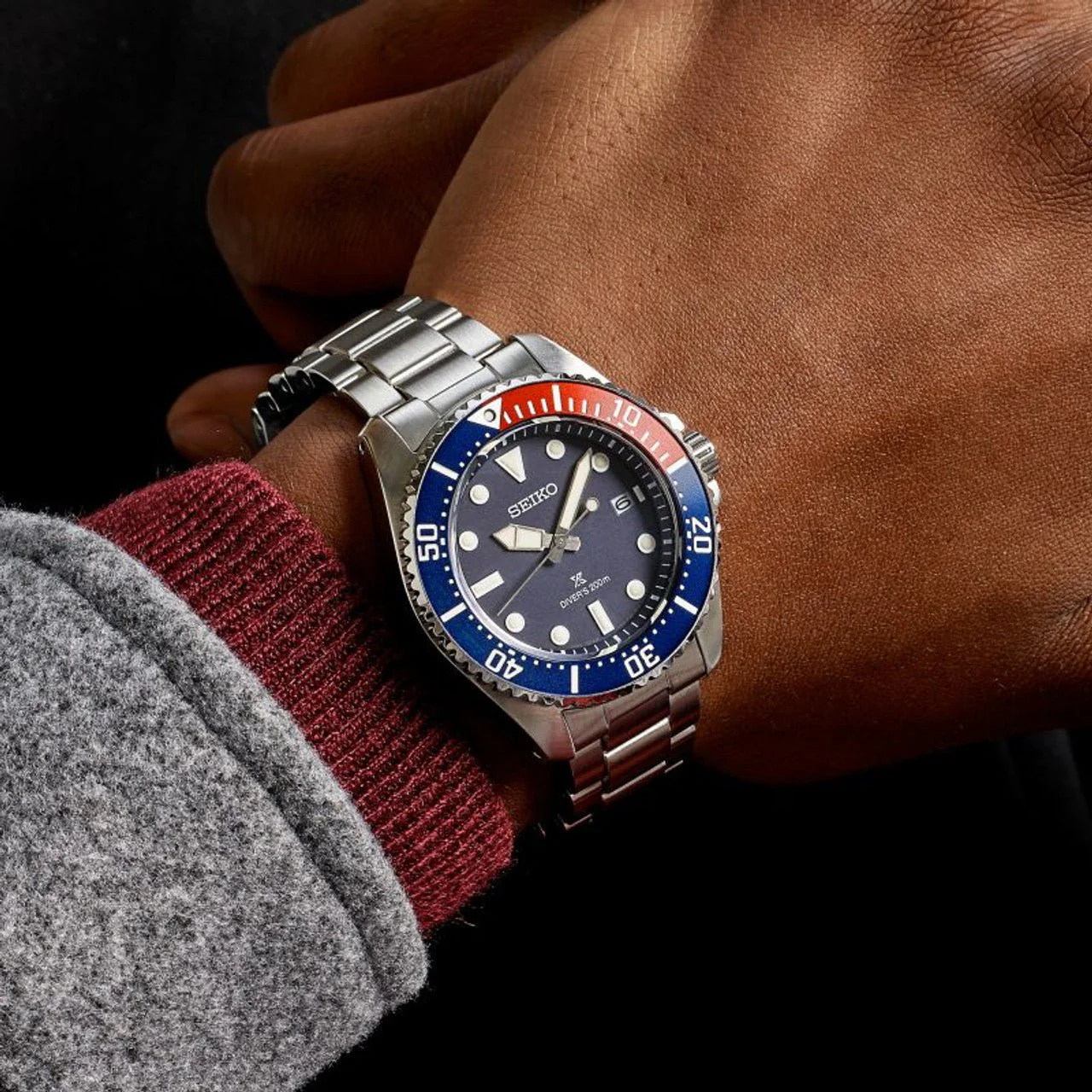 Seiko Prospex Solar Divers 41mm SNE595P - Image 4
