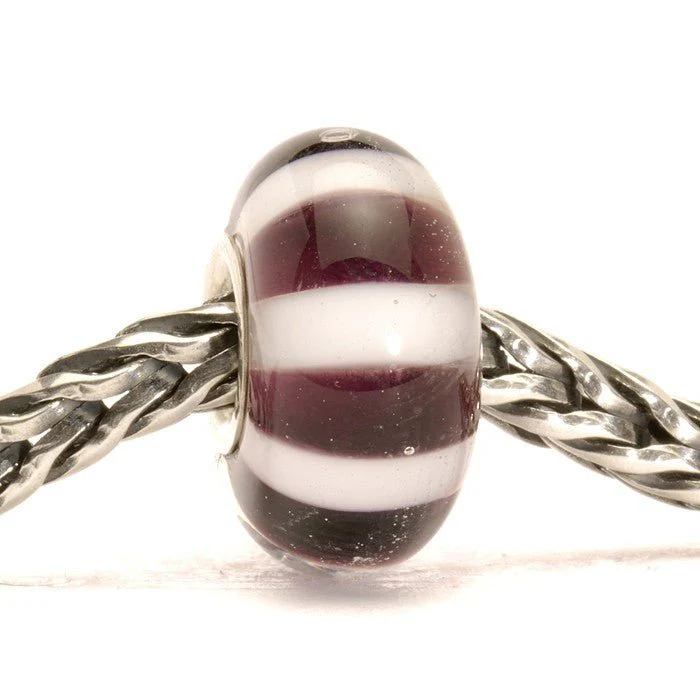 Trollbeads Black And White Stripes 61304 - Image 2