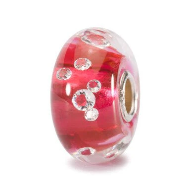Trollbeads Diamond Bead, Pink 81006 - Image 3