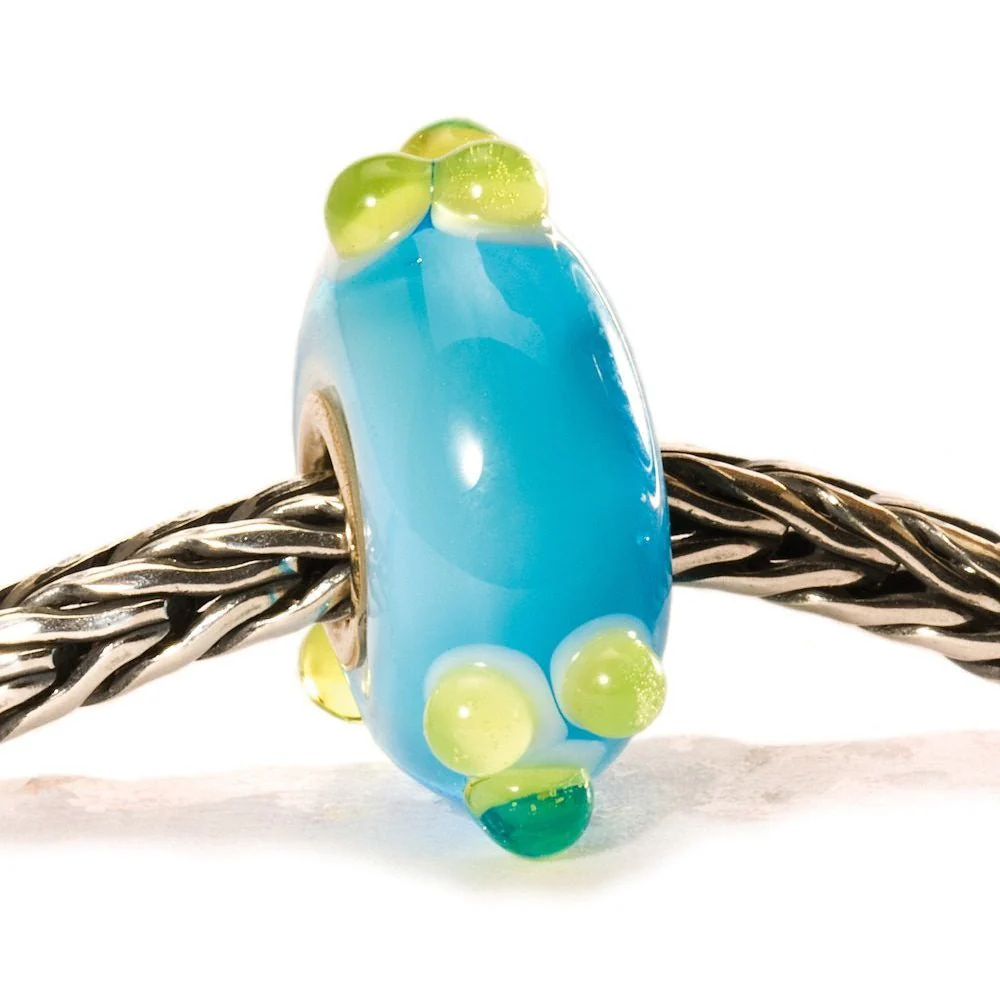 Trollbeads Turquoise/Green Spring Bud 61366 - Image 2